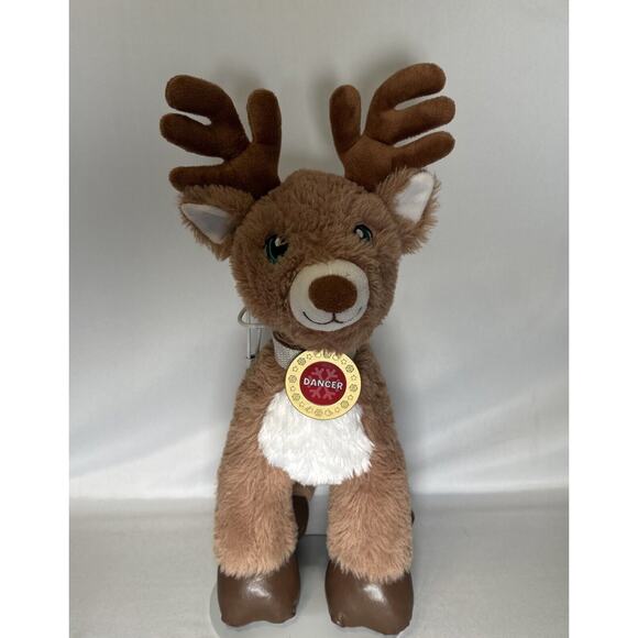 BUILD A BEAR DANCER TEAM SANTA RUDOLPH THE REINDEER 15" PLUSH STUFFED RETIRED - Picture 2 of 7
